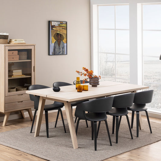 A-Line Rectanglar Dining Table in White Oak