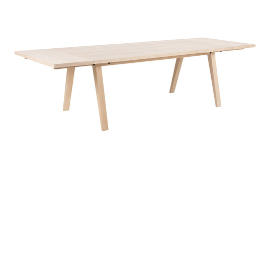 A-Line Extension Leaf in White Oak for Rectangular Dining Table