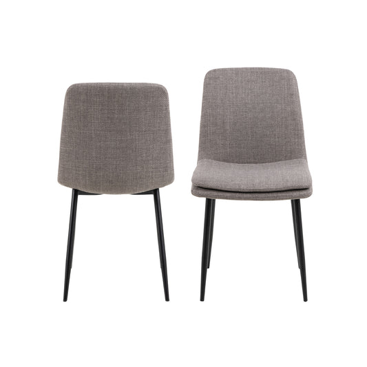 Becca Dining Chair in Light Brown Set of 4