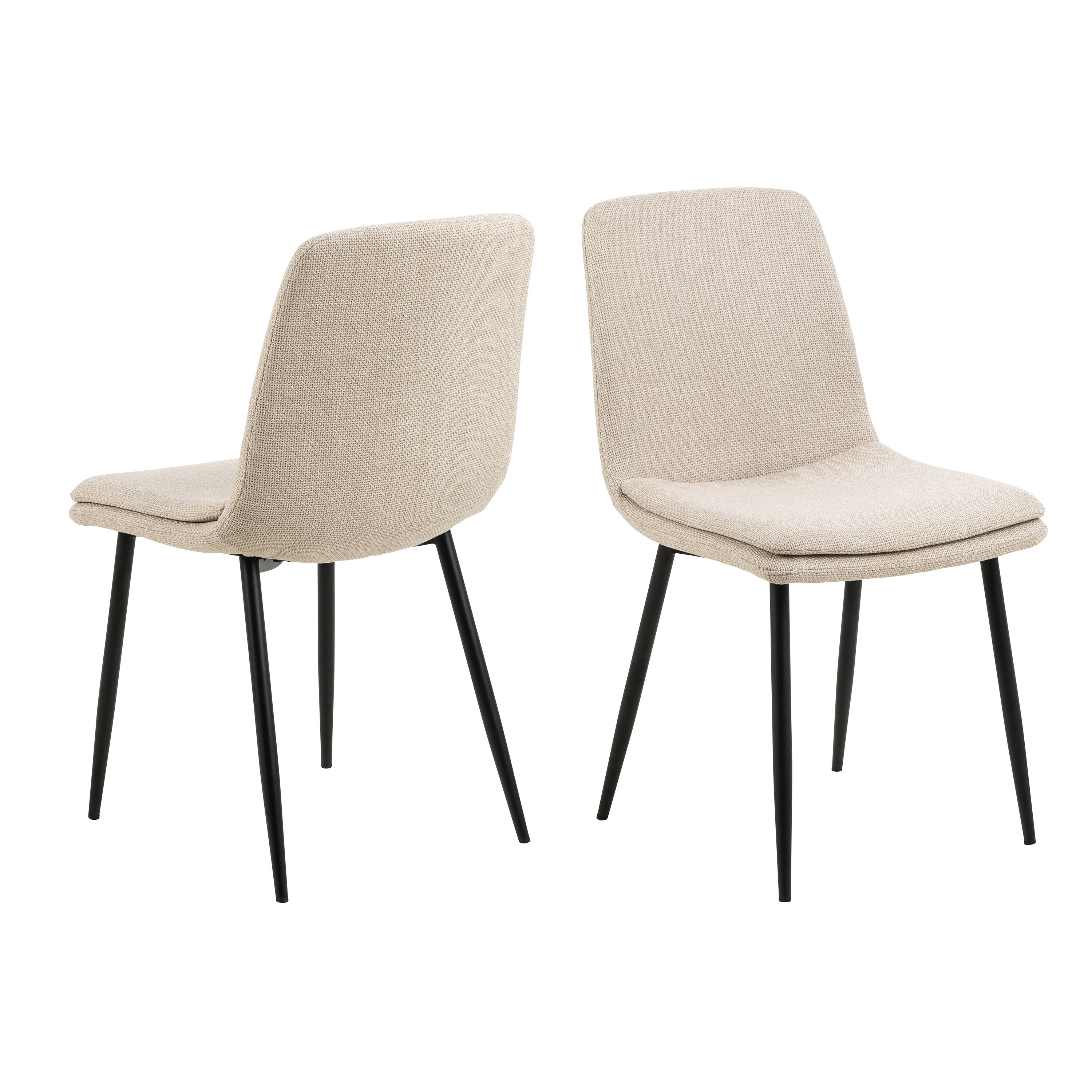 Becca Dining Chair in Beige Set of 4 Becca Dining Chair in Beige Set of 4
