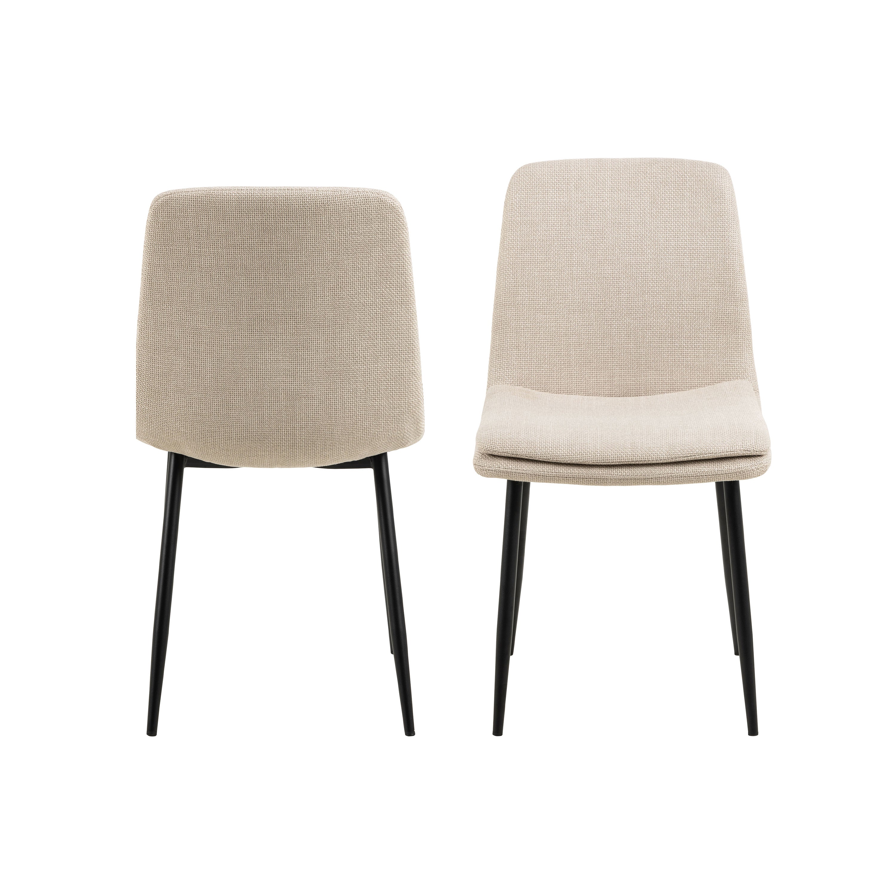 Becca Dining Chair in Beige Set of 4 Becca Dining Chair in Beige Set of 4