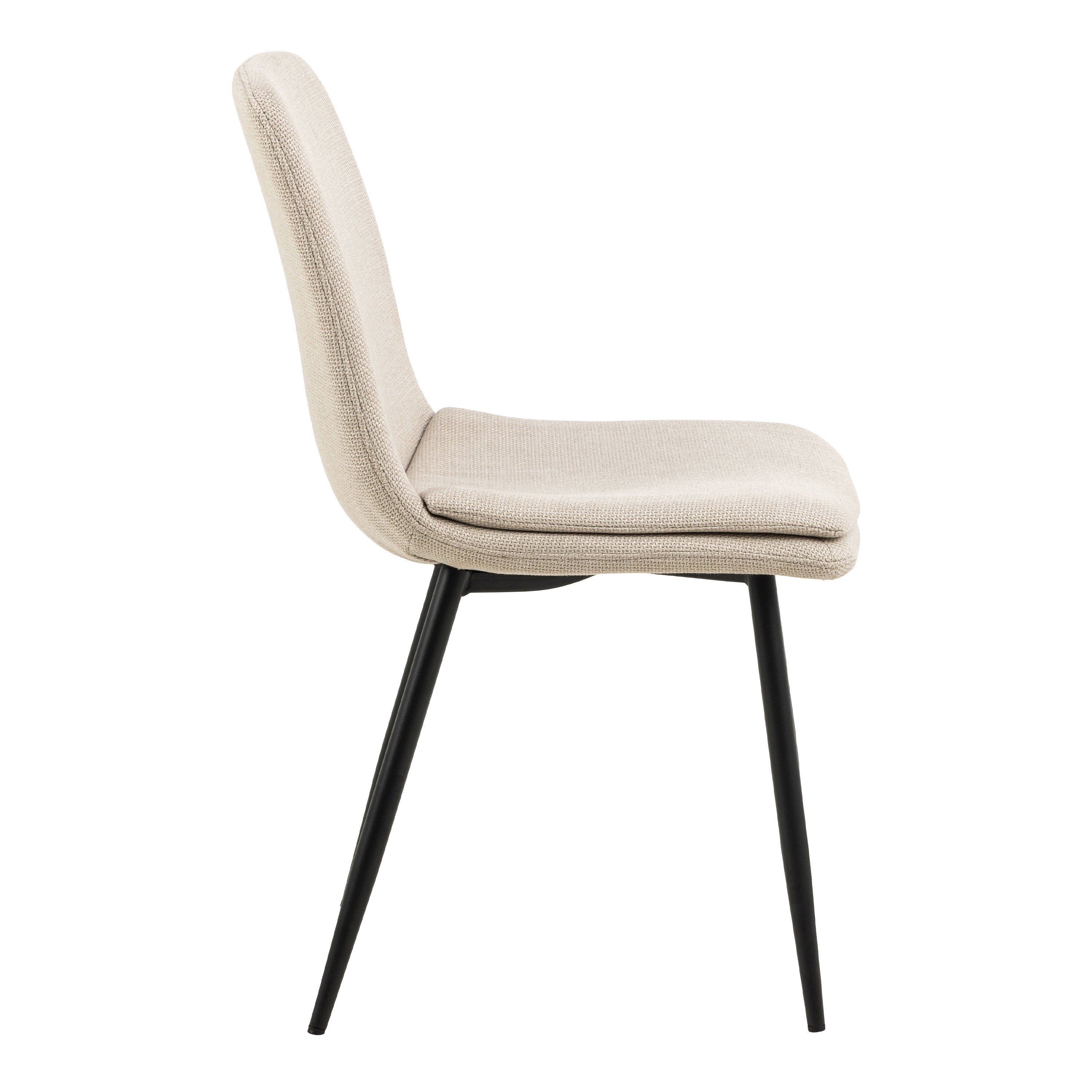 Becca Dining Chair in Beige Set of 4 Becca Dining Chair in Beige Set of 4