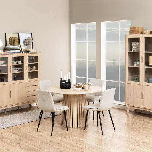 Becca Dining Chair in Beige Set of 4