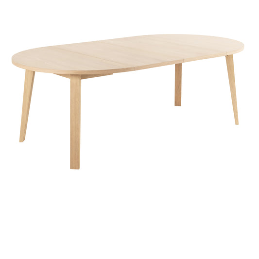 A-Line Extension Leaf in White Oak for Round Dining Table