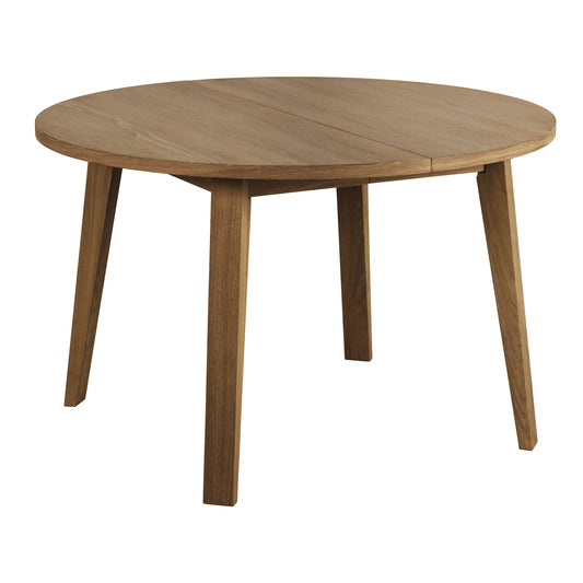 A-Line Round Dining Table Smoked Oak