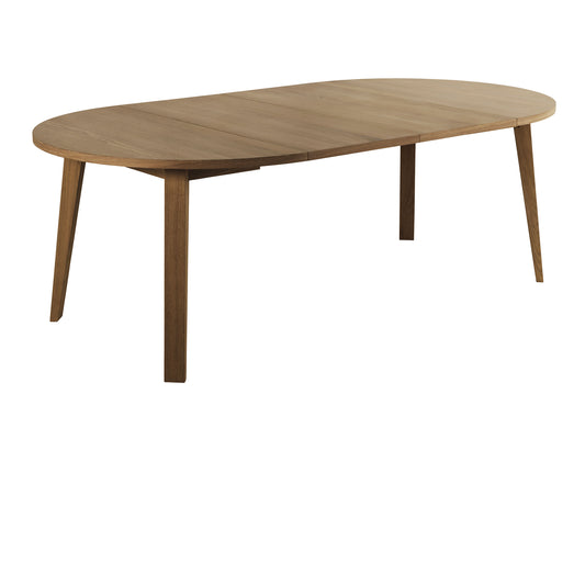 A-Line Extension Leaf in Smoked Oak for Round Dining Table