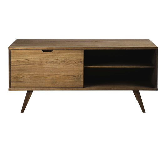 A-Line Sideboard with 4 Drawers and Sliding Door in Smoked Oak