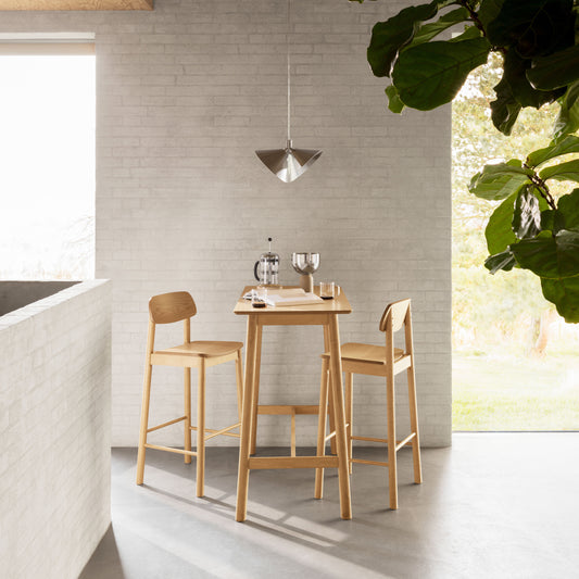 Barlow Bar Table in Matt Oak