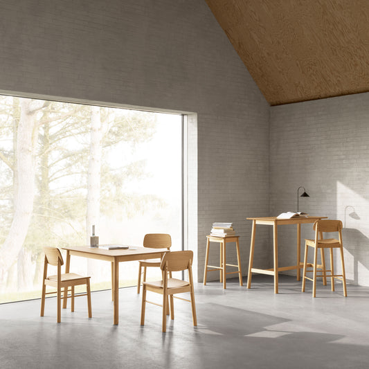 Barlow Rectangular Dining Table in Matt Oak