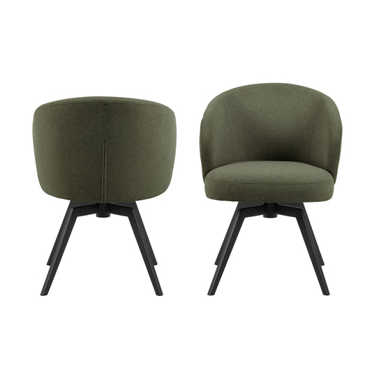 Darlene Green Swivel Dining Chair