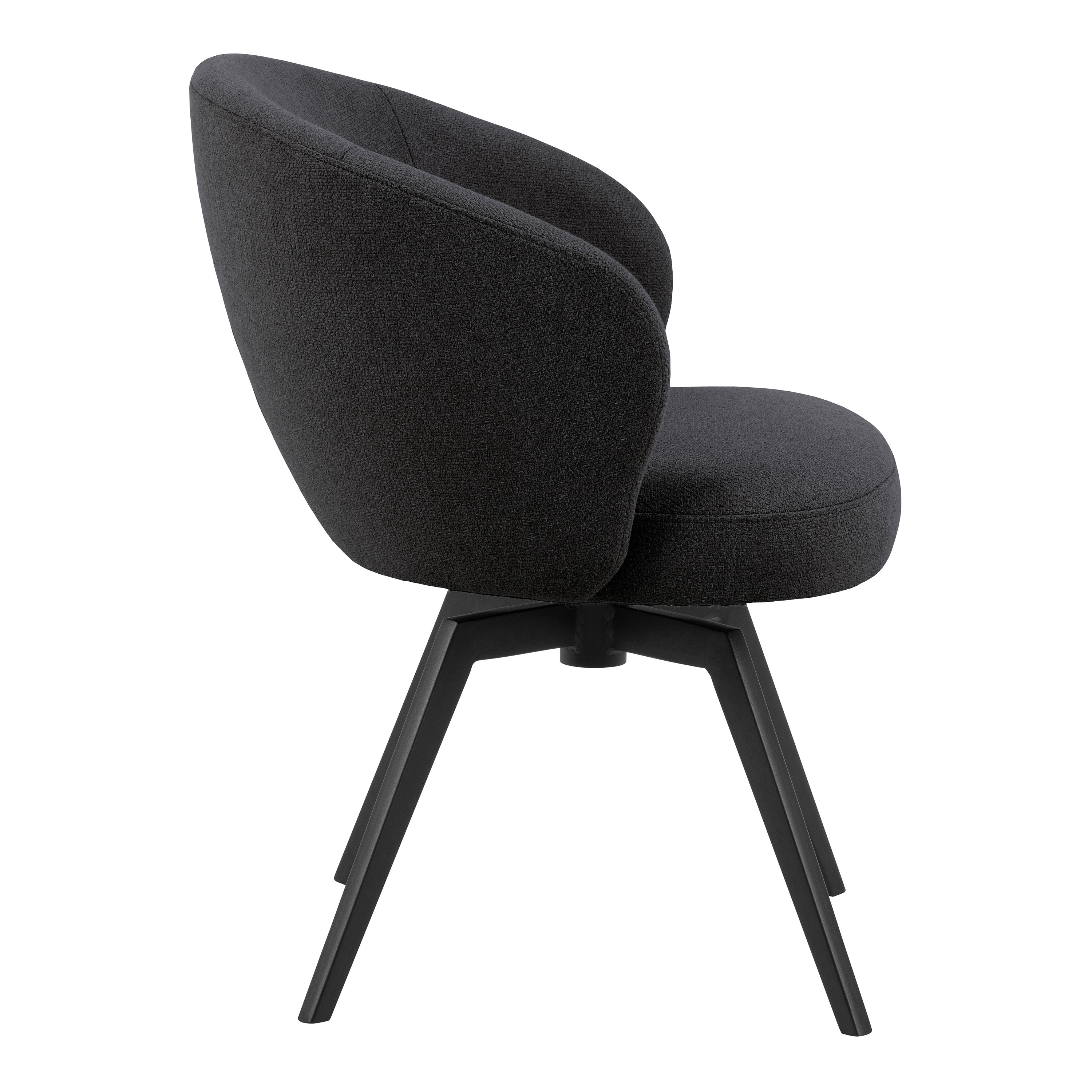 Darlene Black Swivel Dining Chair Darlene Black Swivel Dining Chair