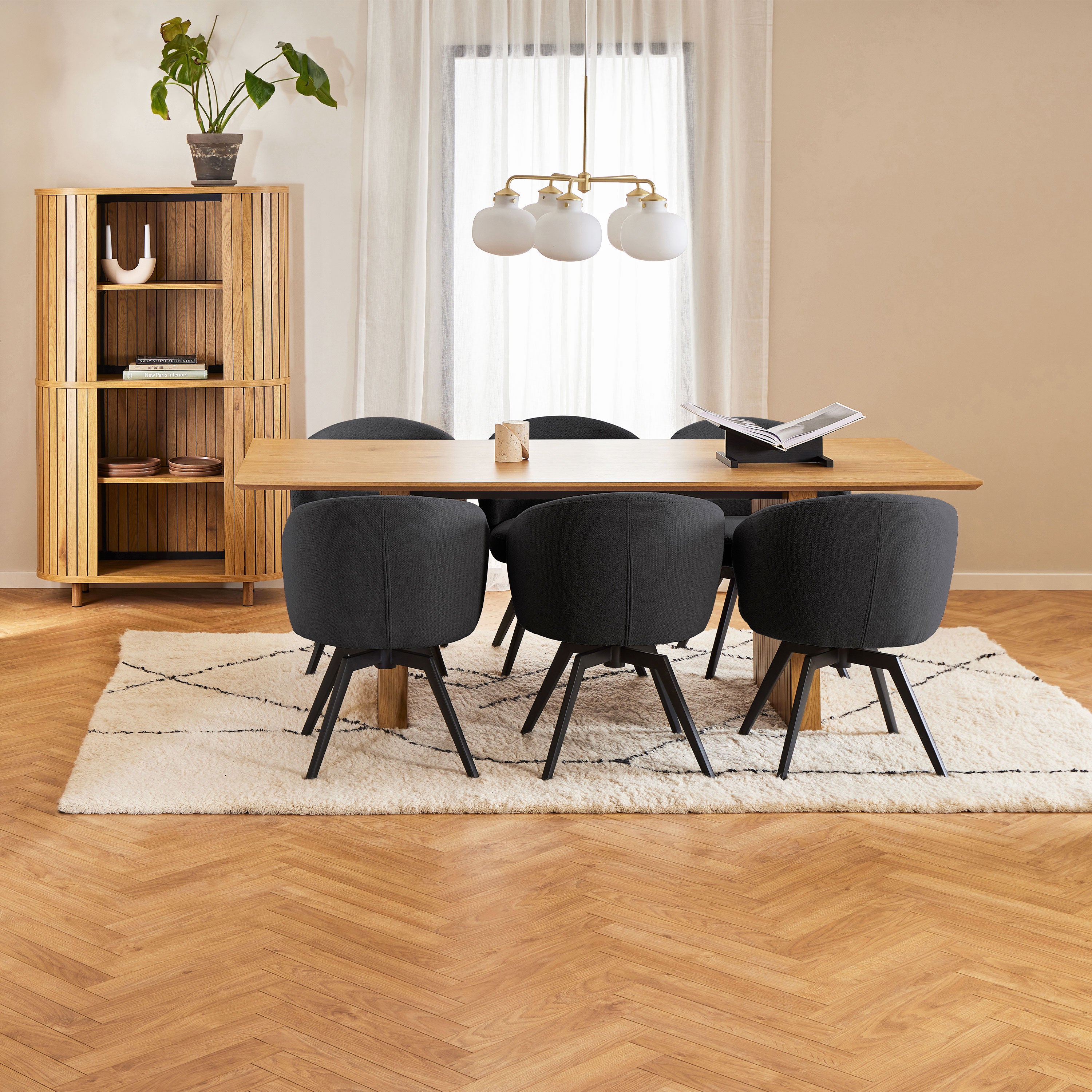 Darlene Black Swivel Dining Chair Darlene Black Swivel Dining Chair