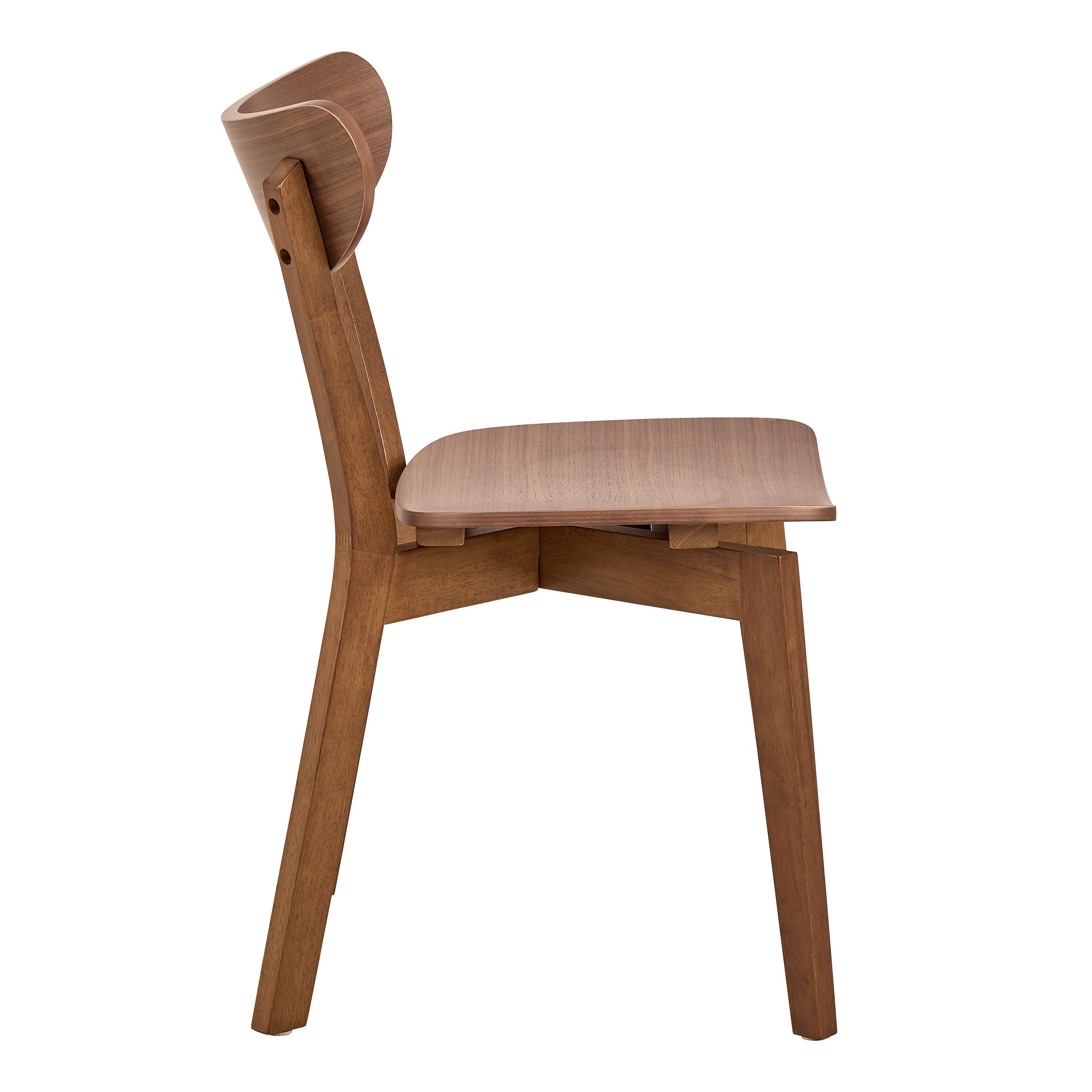 Roxby Dining Chairs in Walnut Set of 2 Roxby Dining Chairs in Walnut Set of 2
