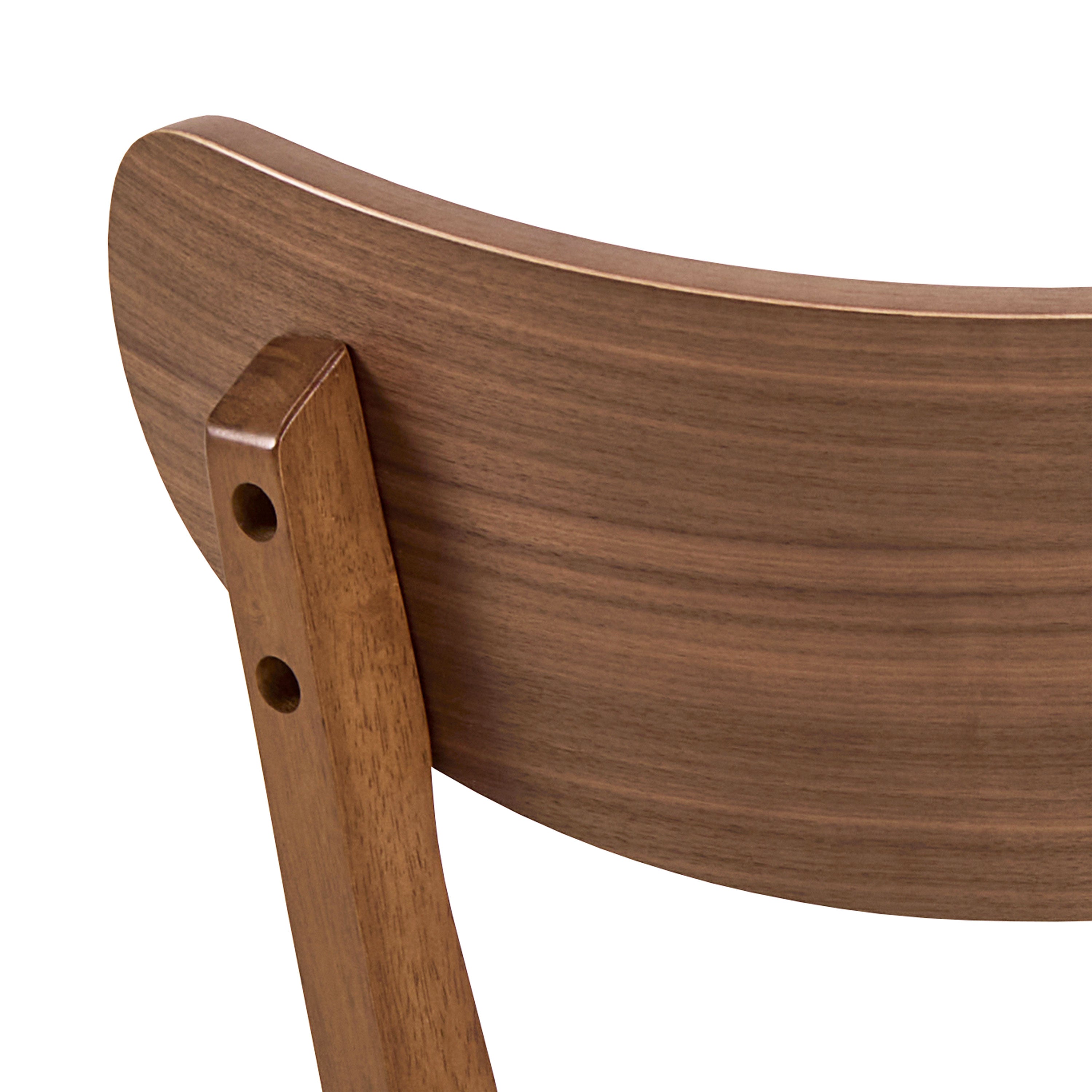 Roxby Dining Chairs in Walnut Set of 2 Roxby Dining Chairs in Walnut Set of 2