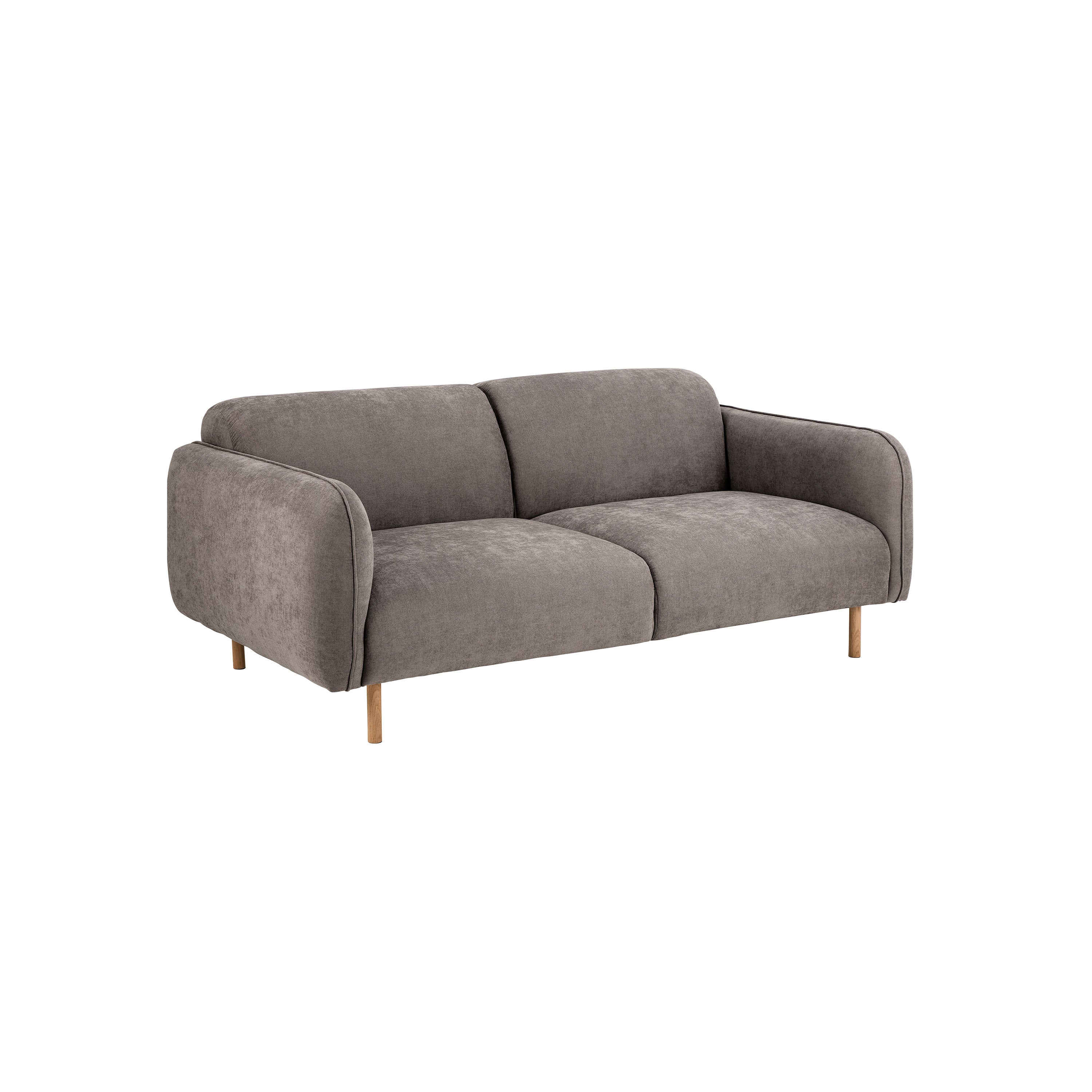 Westham 2 Seater Sofa in Fay Fabric Dusty Brown 21 Fabric, Base in Matt Oak Westham 2 Seater Sofa in Fay Fabric Dusty Brown 21 Fabric, Base in Matt Oak