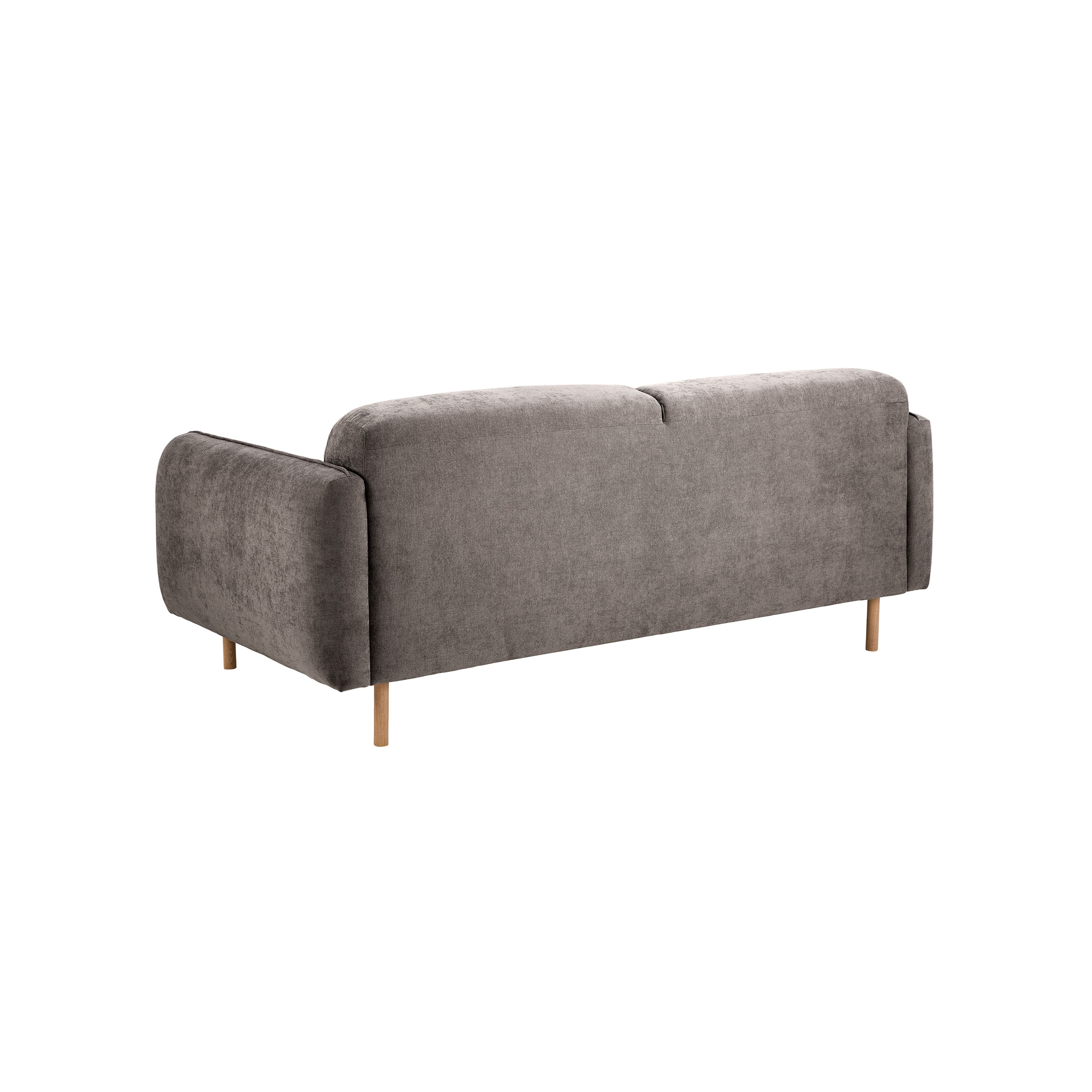 Westham 2 Seater Sofa in Fay Fabric Dusty Brown 21 Fabric, Base in Matt Oak Westham 2 Seater Sofa in Fay Fabric Dusty Brown 21 Fabric, Base in Matt Oak