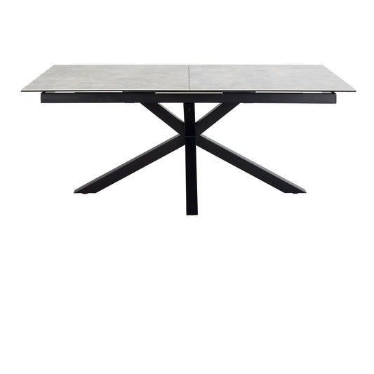Heaven Extendable Dining Table with Ceramic Grey Top 200cm