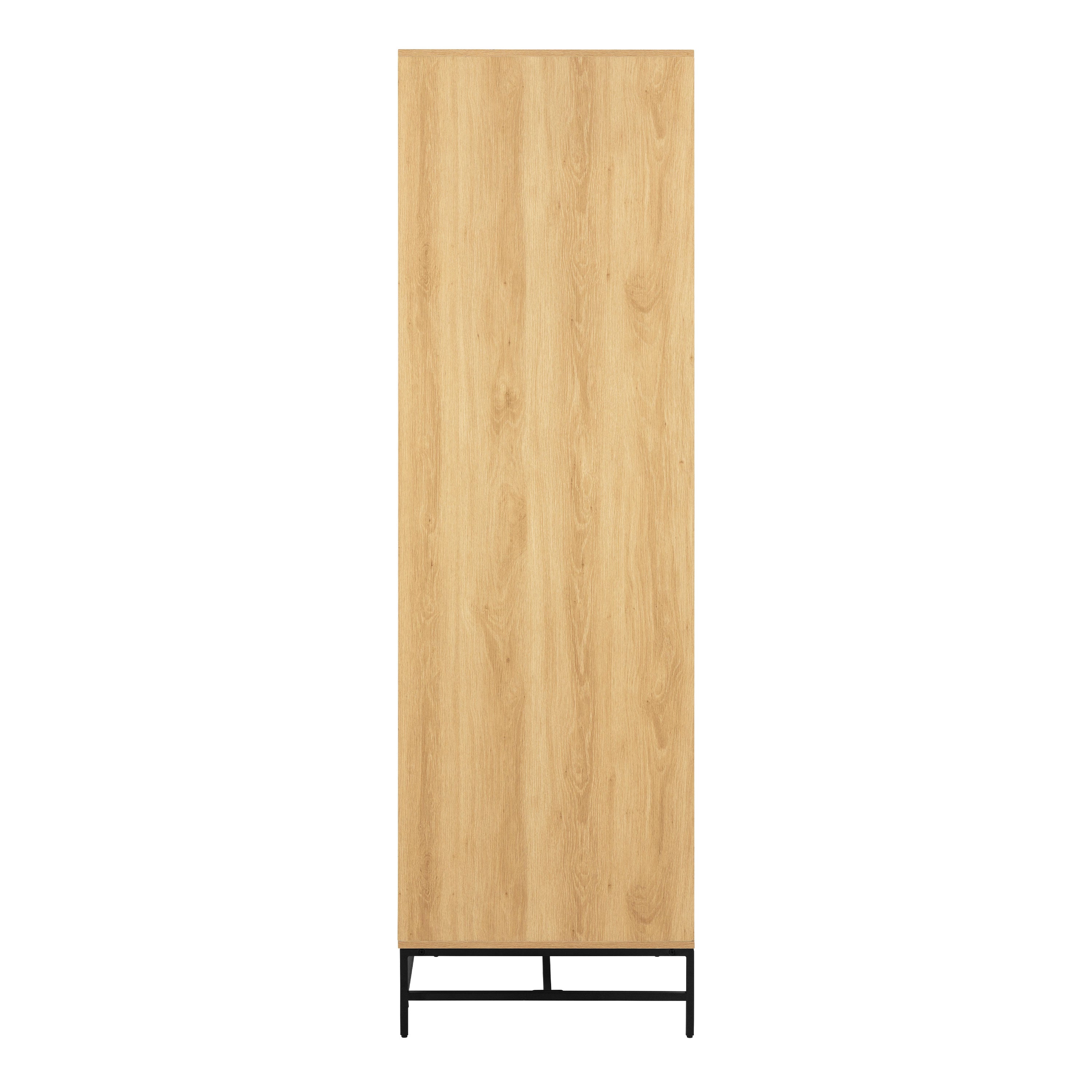 Albany Wardrobe 4 Doors in Black/Oak Albany Wardrobe 4 Doors in Black/Oak