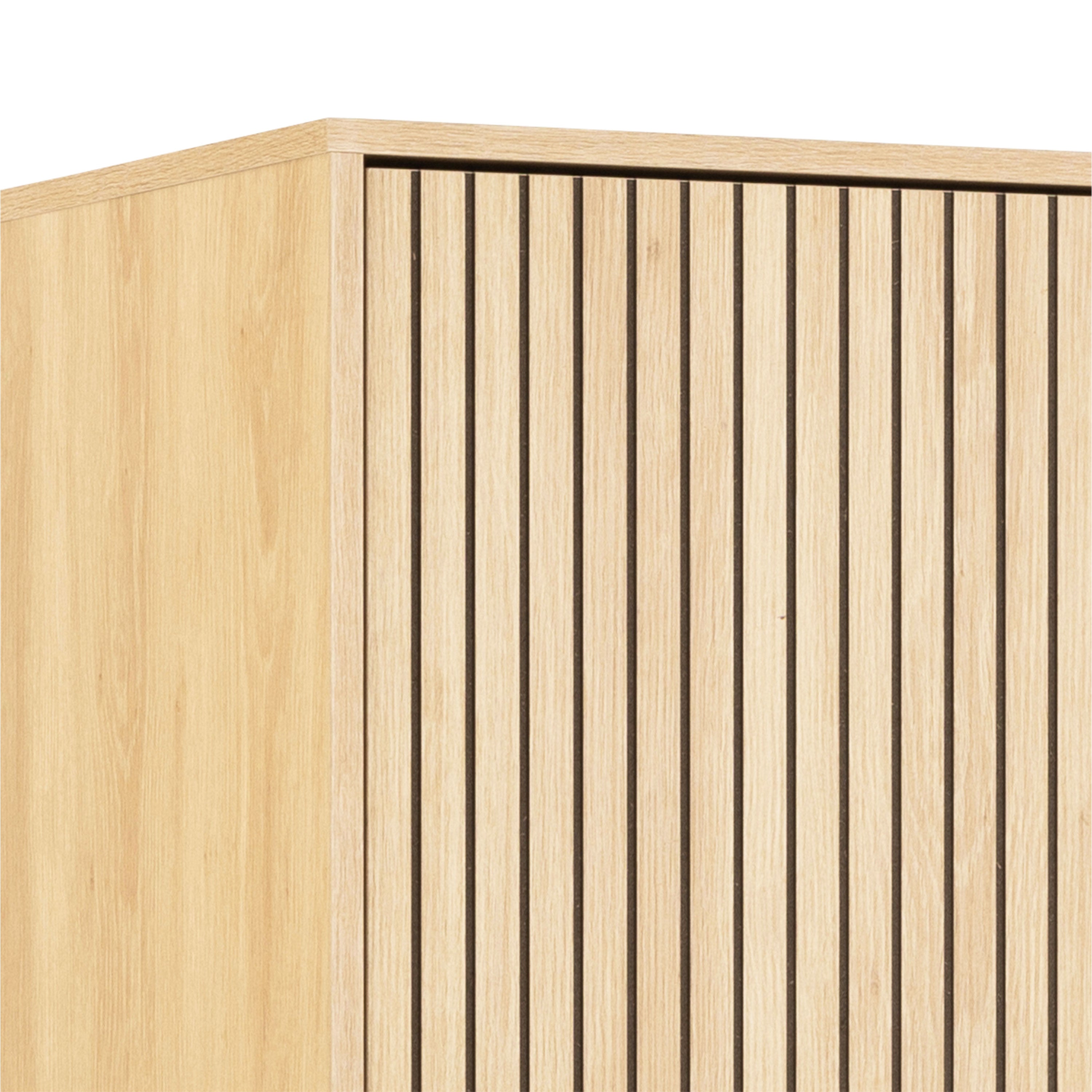 Albany Wardrobe 4 Doors in Black/Oak Albany Wardrobe 4 Doors in Black/Oak