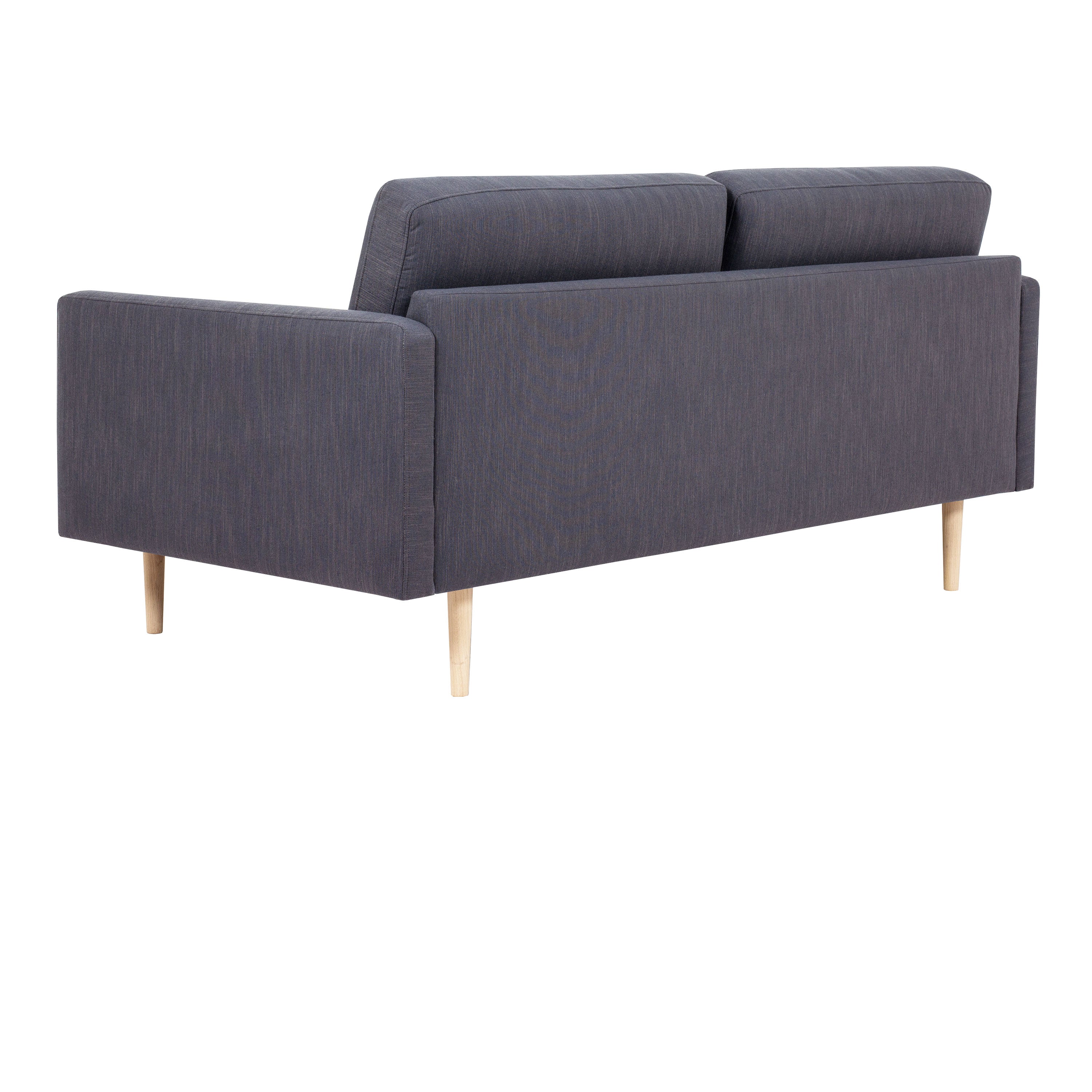 Larvik 2 Seater Sofa - Anthracite, Oak Legs