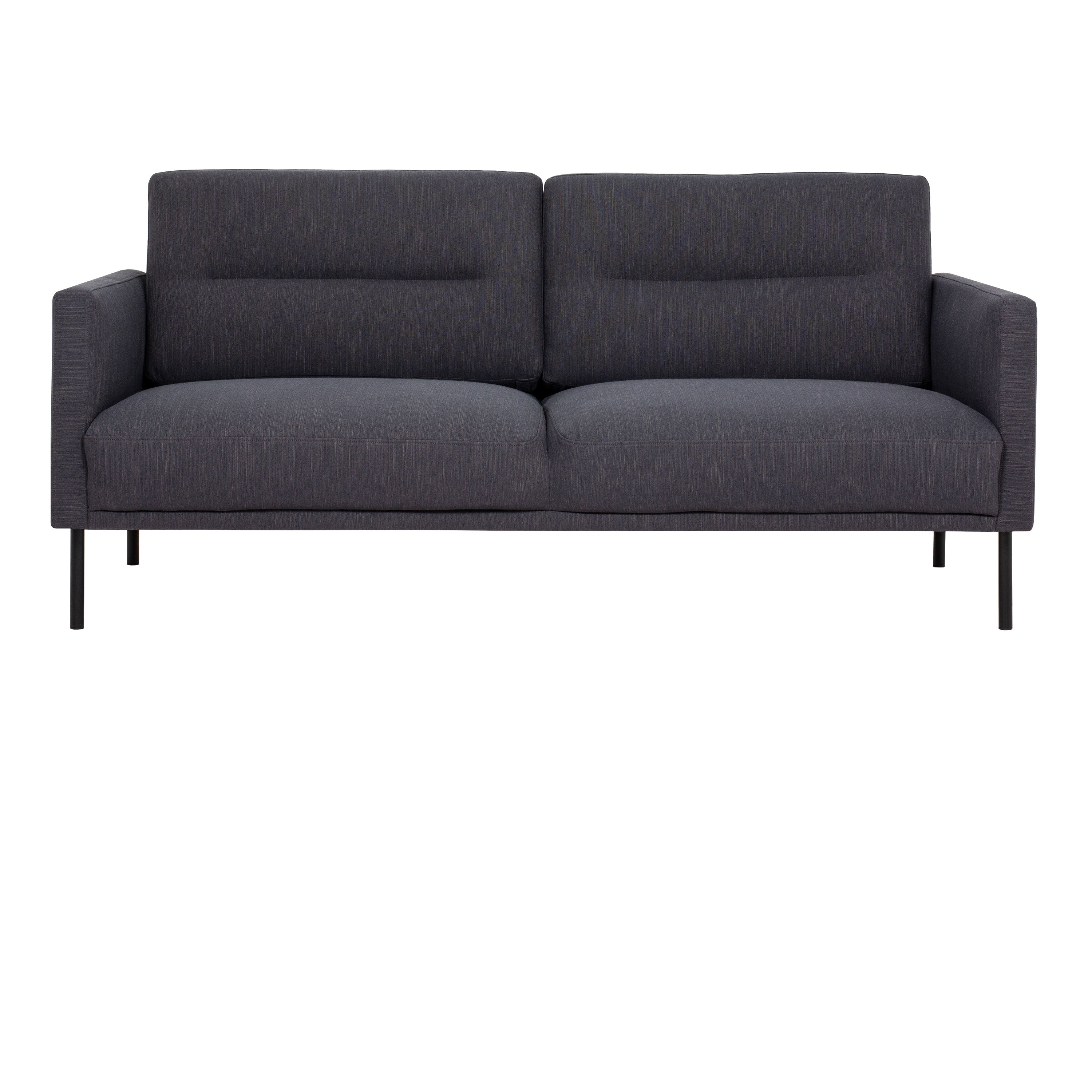 Larvik 2 Seater Sofa -  Anthracite, Black Legs