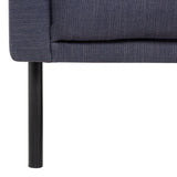 Larvik 2 Seater Sofa -  Anthracite, Black Legs