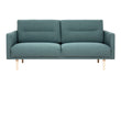 Larvik 2 Seater Sofa - Dark Green, Oak Legs