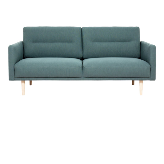 Larvik 2 Seater Sofa - Dark Green, Oak Legs