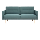 Larvik 2 Seater Sofa - Dark Green, Oak Legs