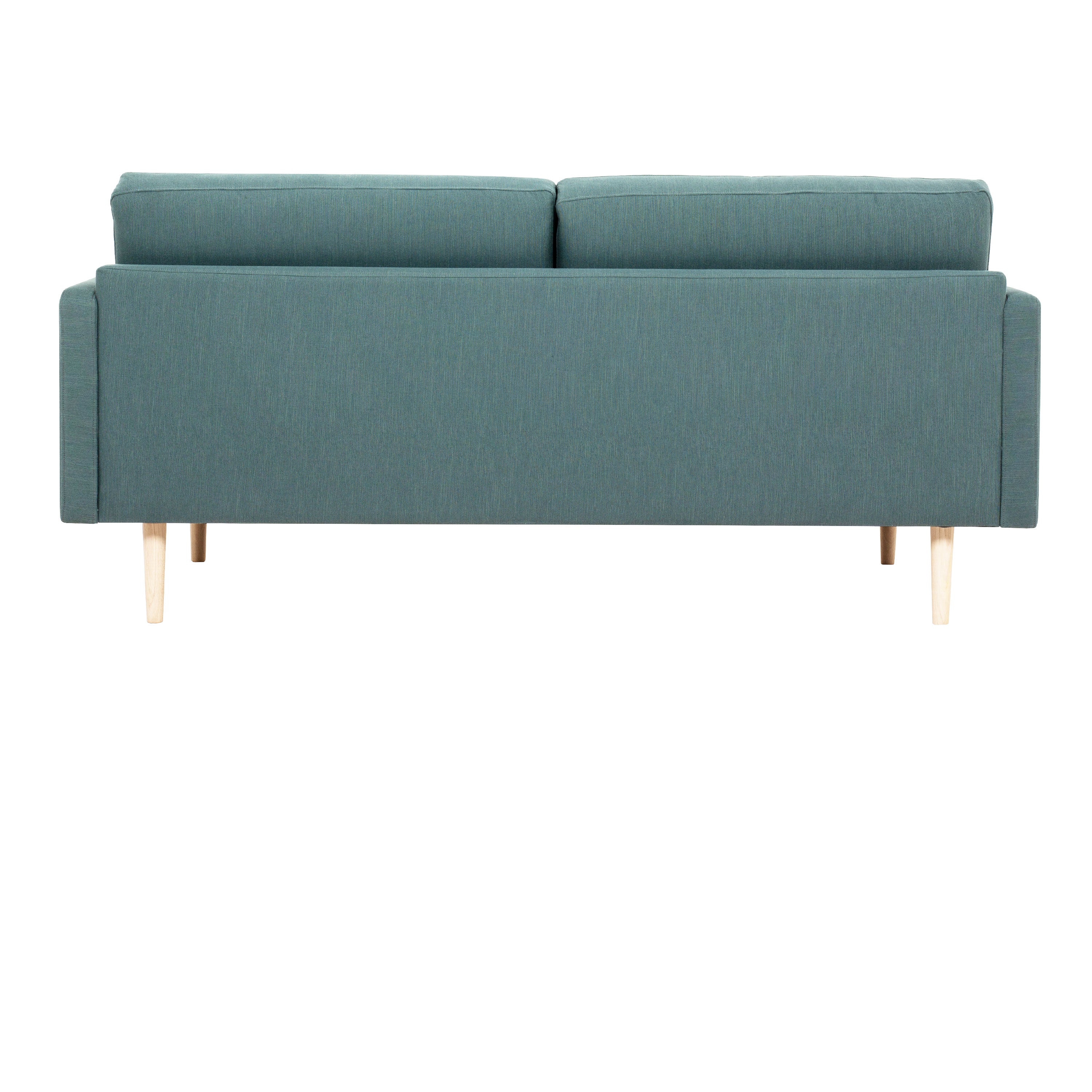 Larvik 2 Seater Sofa - Dark Green, Oak Legs