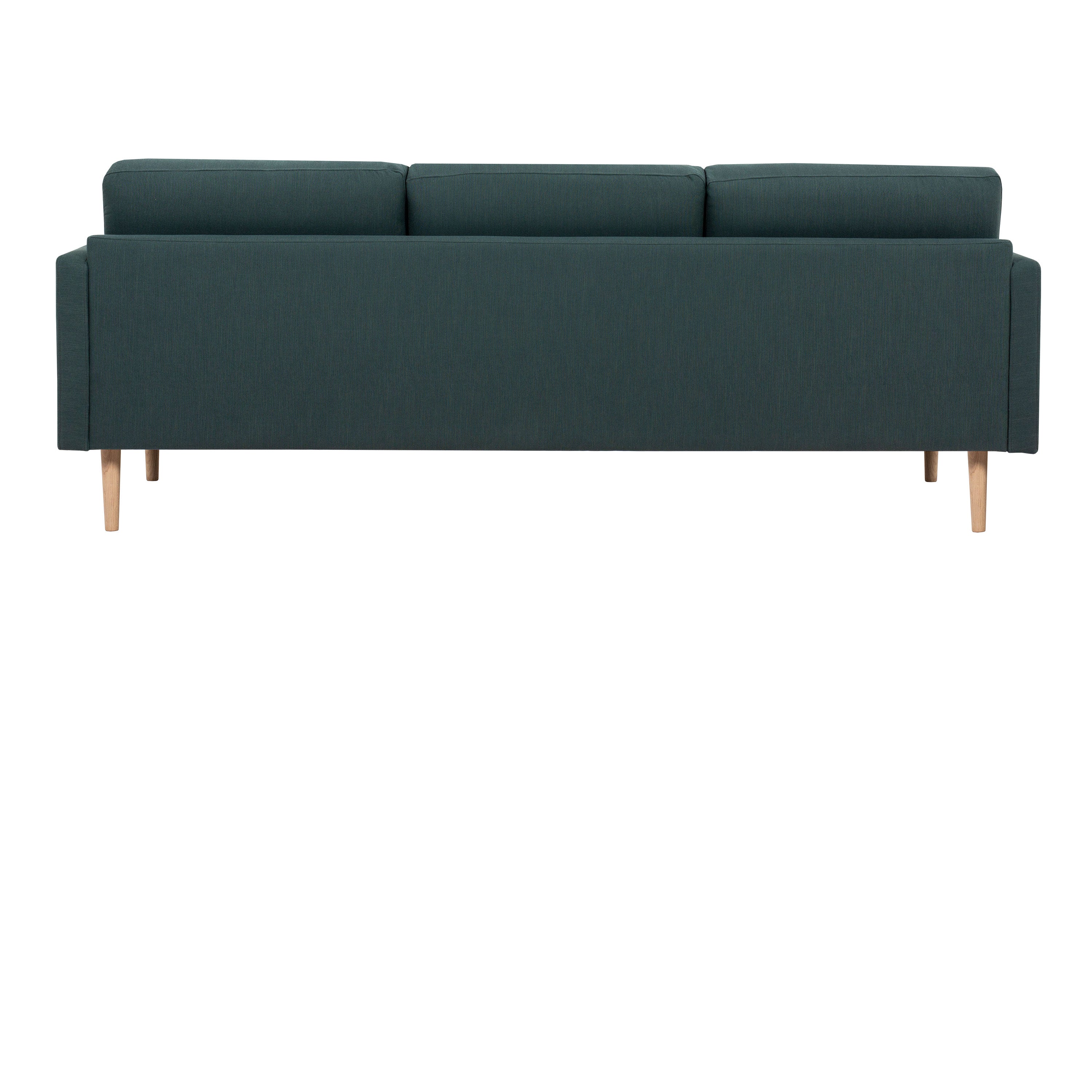 Larvik 3 Seater Sofa - Anthracite, Oak Legs