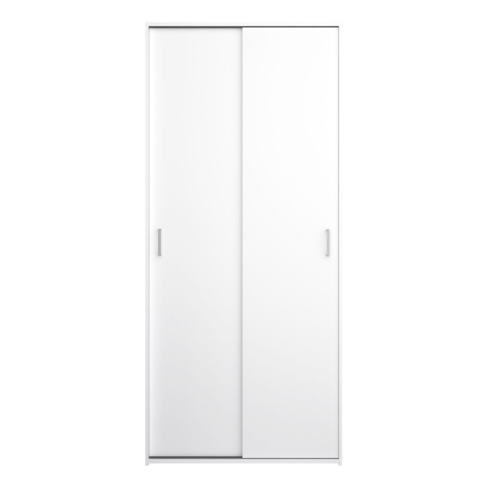 Space Wardrobe 2 Sliding Doors in White 1750