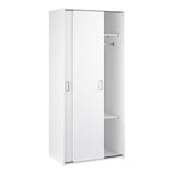 Space Wardrobe 2 Sliding Doors in White 1750