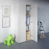 Space Wardrobe 2 Doors White 1750