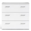 Space Chest of 3 Drawers in White