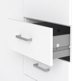 Space Wardrobe 2 Doors 3 Drawers in White 2000