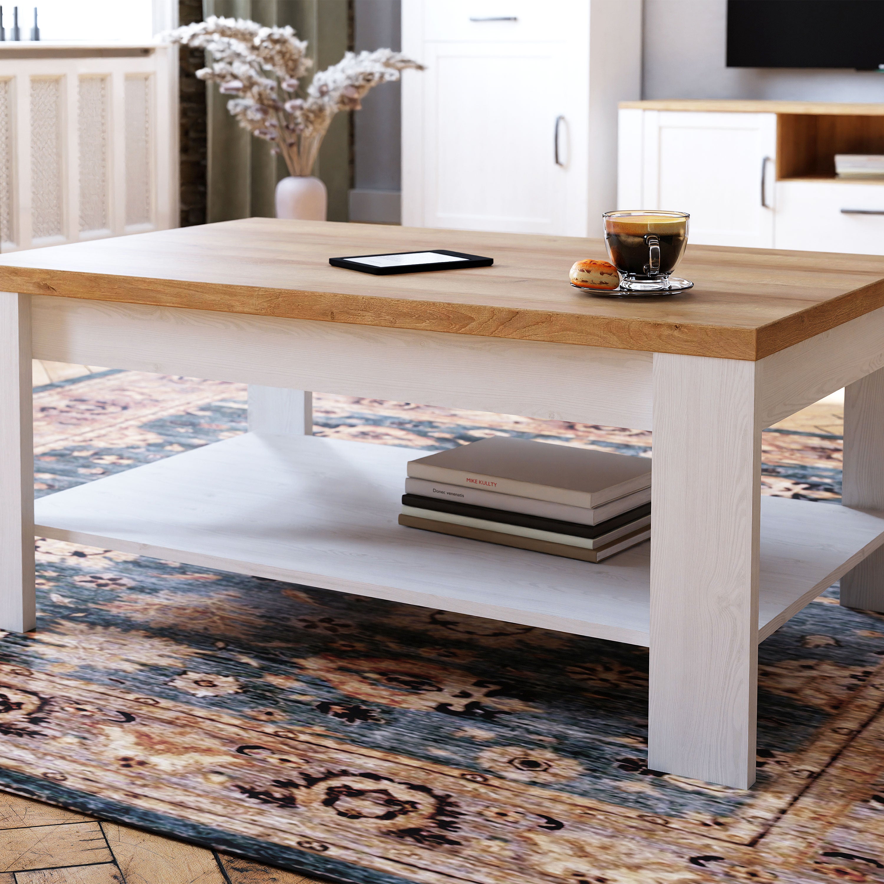 Bohol Coffee Table in Riviera Oak/White