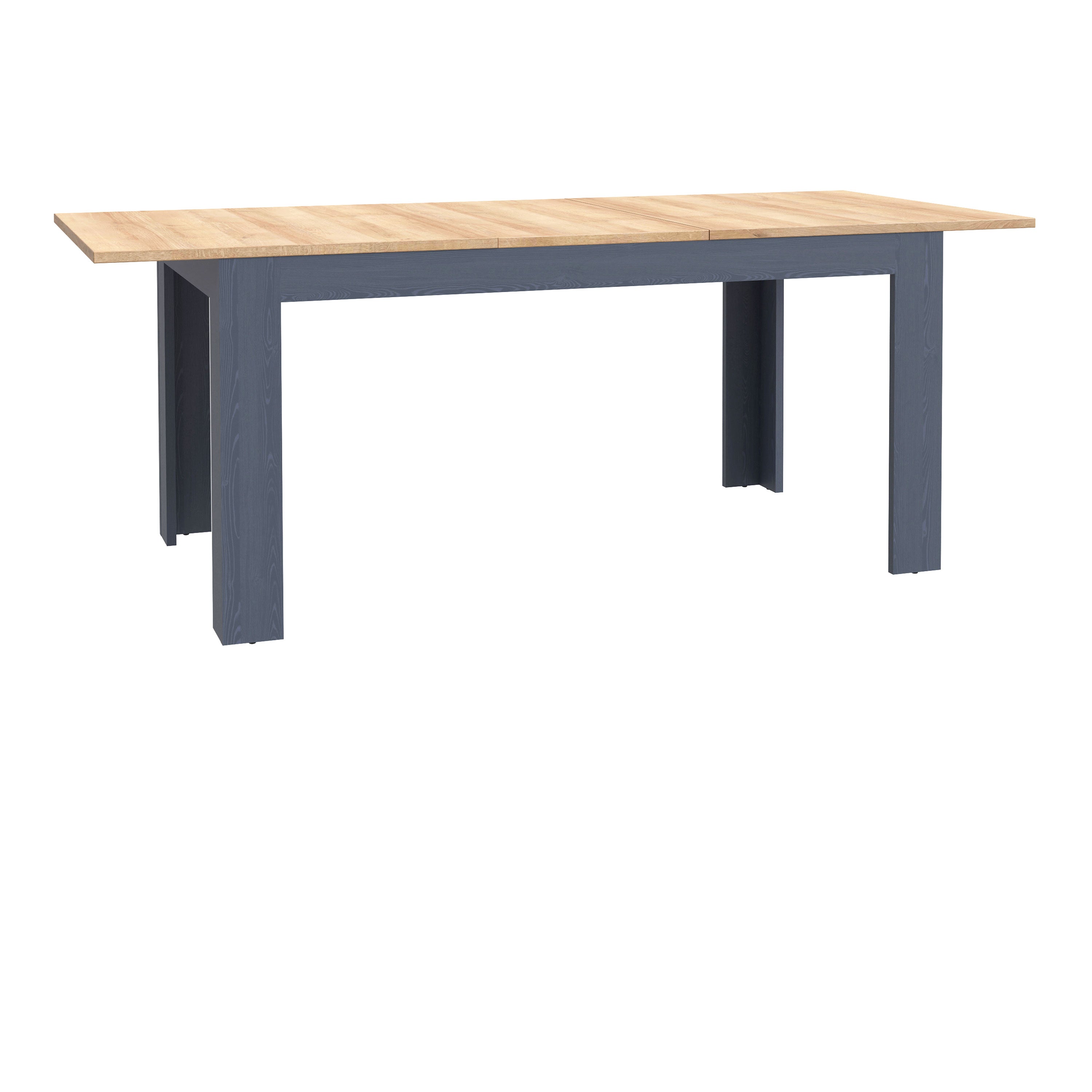 Bohol Extending Dining Table 160-207cm in Riviera Oak/Navy