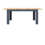 Bohol Extending Dining Table 160-207cm in Riviera Oak/Navy