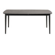 Montreux Rectangular Extending Dining Table in Black 180-219 cm