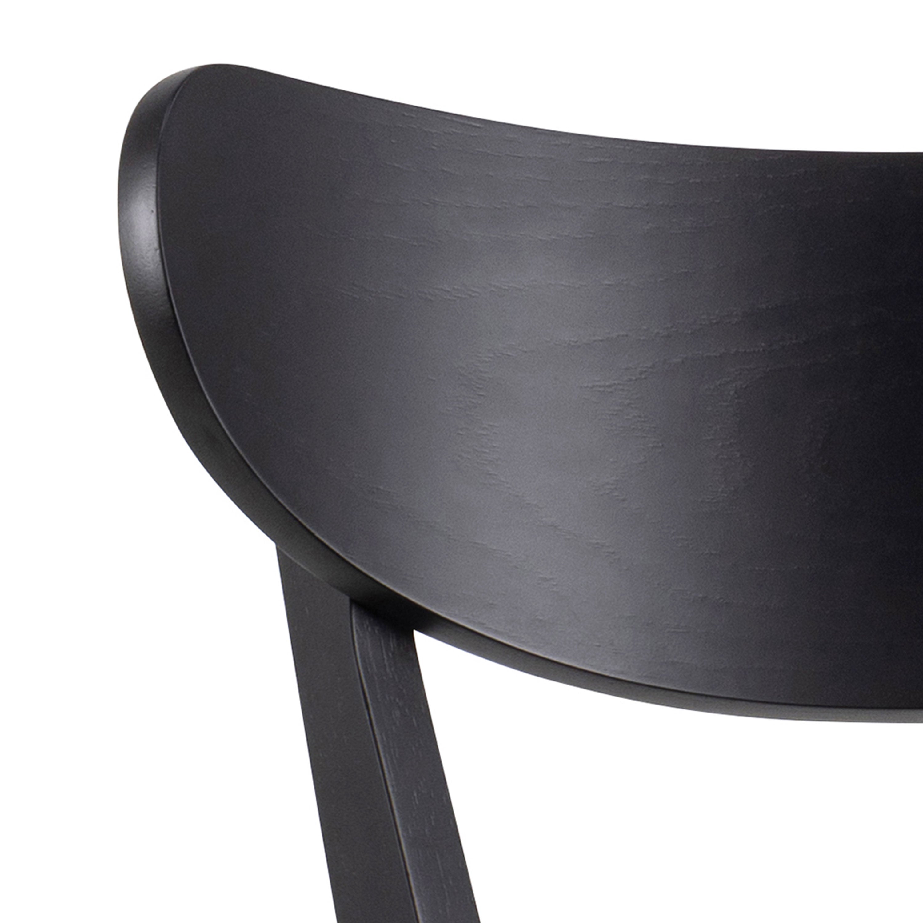 Roxby Bar Stool in Black Set of 2