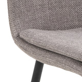 Becca Dining Chair in Light Brown Set of 4