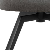Darlene Grey Swivel Dining Chair