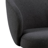 Darlene Black Swivel Dining Chair