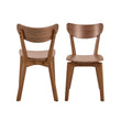 Roxby Dining Chairs in Walnut Set of 2