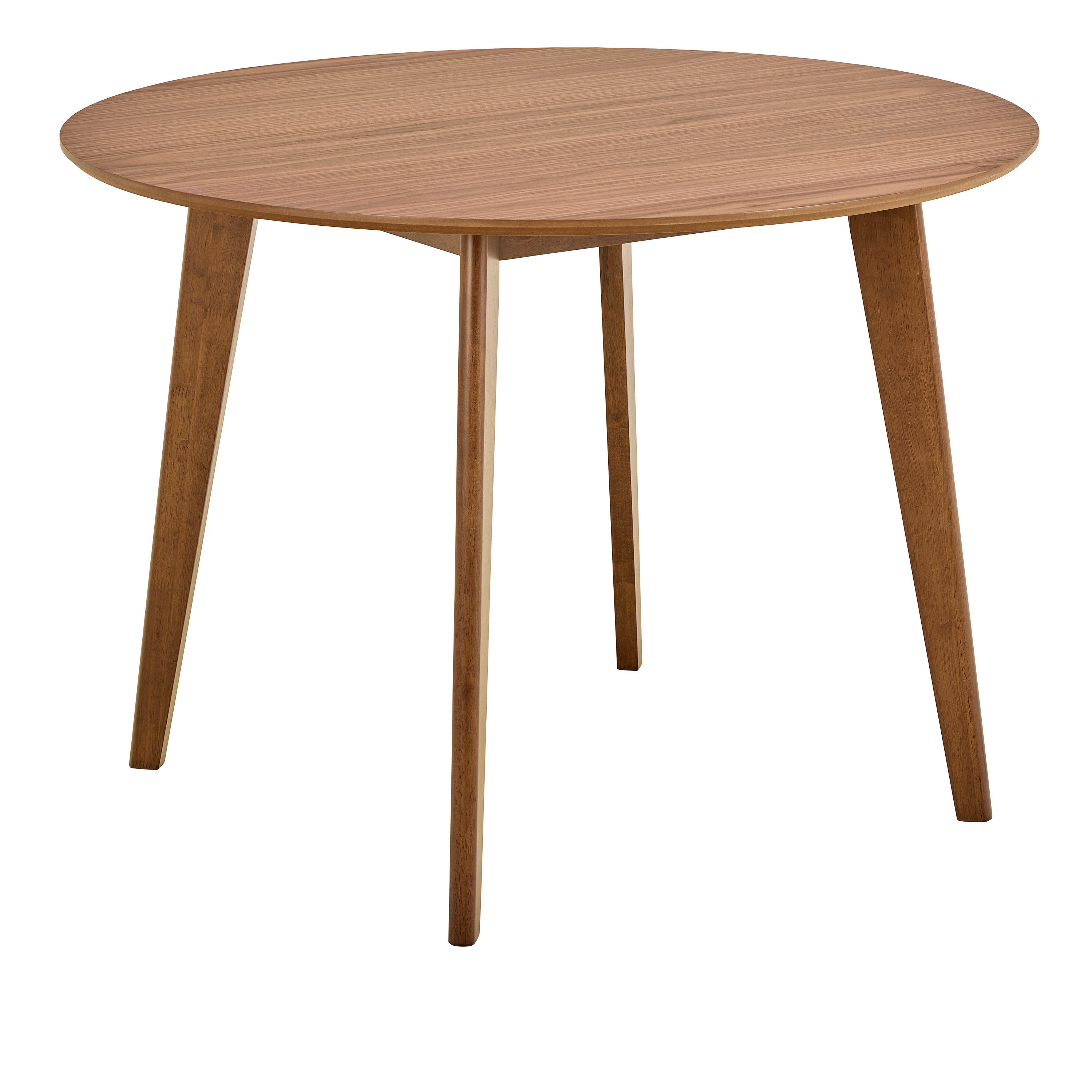 Roxby Round Dining Table in Walnut 120x76cm