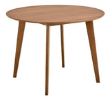 Roxby Round Dining Table in Walnut 120x76cm