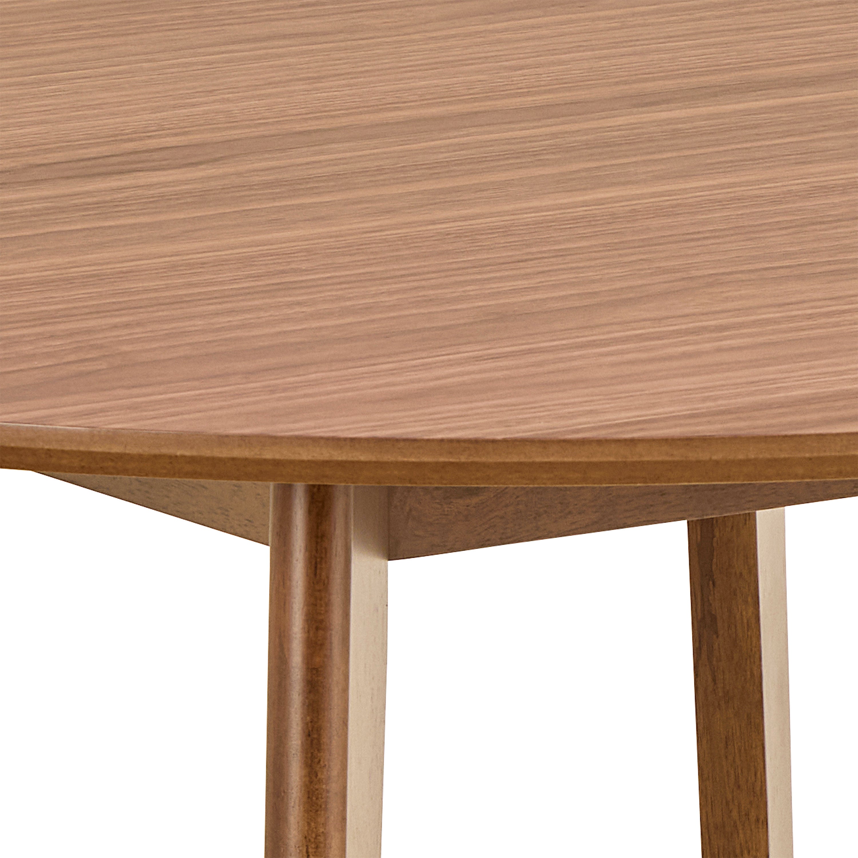 Roxby Round Dining Table in Walnut 120x76cm
