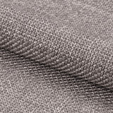 Omaha 3 Seater Sofa in Basel Light Grey Brown 34 Fabric, Base Matt Black Steel