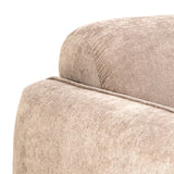 Westham 2 Seater Sofa in Fay Beige 05 Fabric, Base in Matt Oak